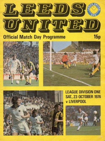 Match programme
